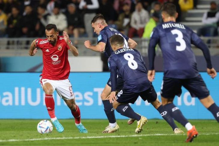 جانب من لقاء الأهلي وأوكلاند